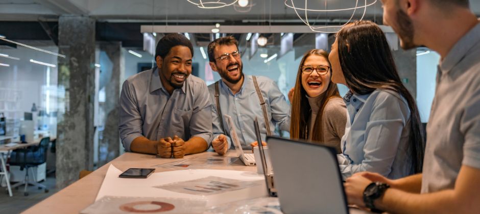 Colleagues at work